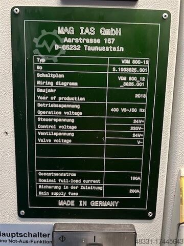 Karusselldrehmaschine MAG VDM 800-12