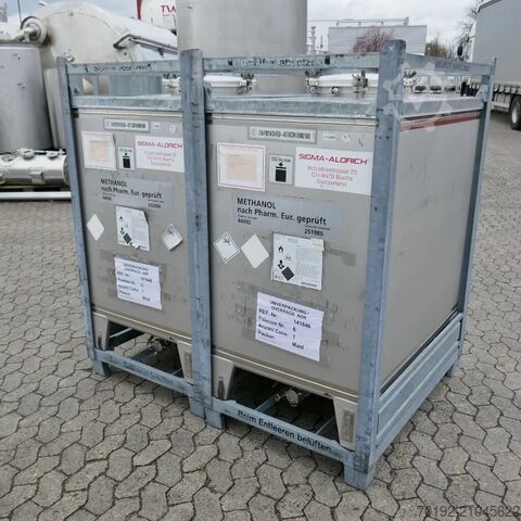 1000 liter IBC container made of V2A UCON 9543