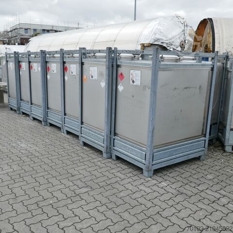 1000 liter IBC container made of V2A UCON 9543
