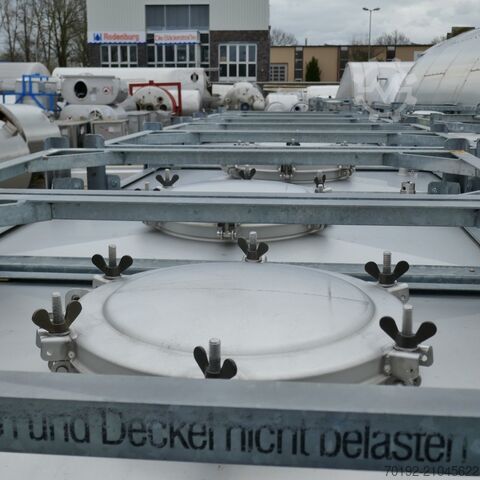 1000 liter IBC container made of V2A UCON 9543