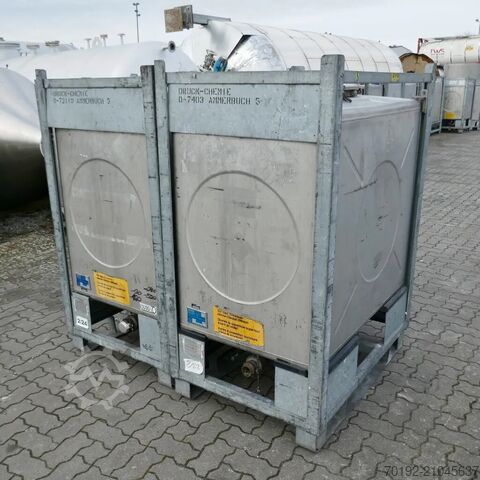1000 liter IBC container made of V2A  9532