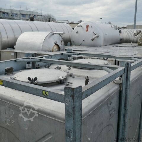 1000 liter IBC container made of V2A  9532