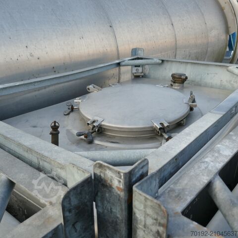 1000 liter IBC container made of V2A  9532