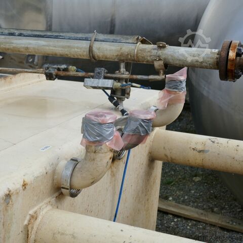 2500 liter rectangular tank made of V2A stainless steel  9528