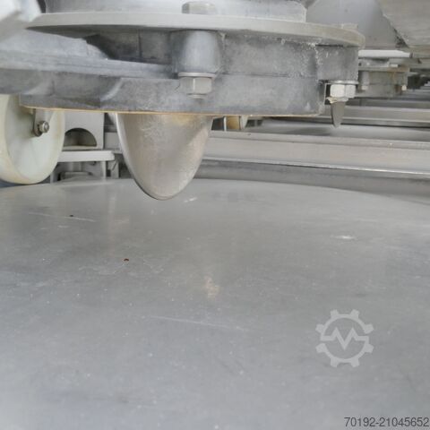 570 Liter fahrbarer Schüttgutcontainer aus V2A UCON 9517