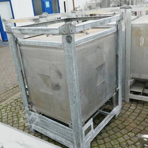 1000 Liter IBC Container aus V2A Umformtechnik Hausach (UCON) 9516