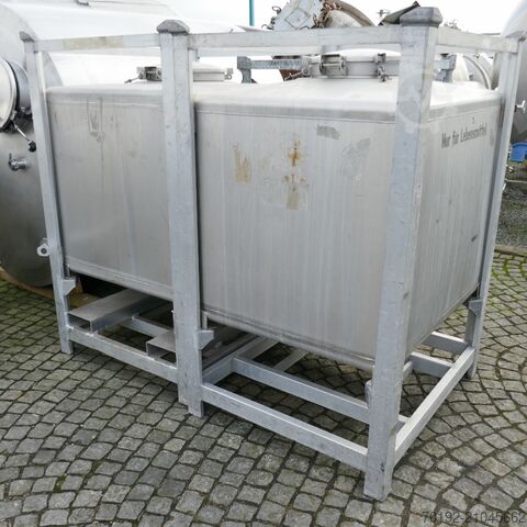 1000 liter container made of V2A  9515