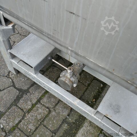 1000 liter container made of V2A  9515