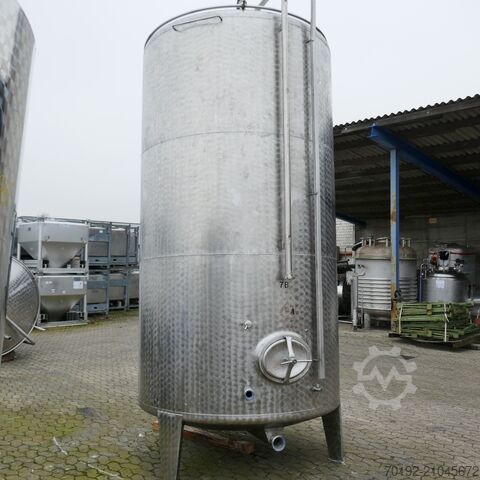 10000 Liter Lagertank aus V2A (lebensmittelecht)  9513