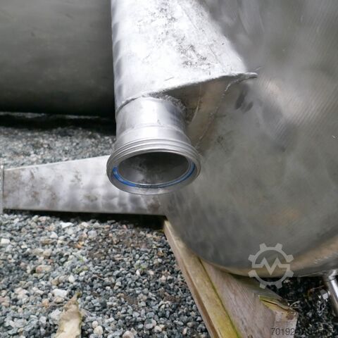 10000 Liter Lagertank aus V2A (lebensmittelecht)  9513
