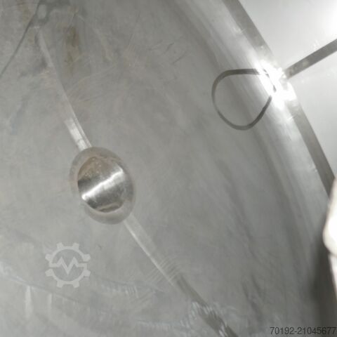 11,800 liter food-grade storage tank made of V2A (stainless steel).  9512