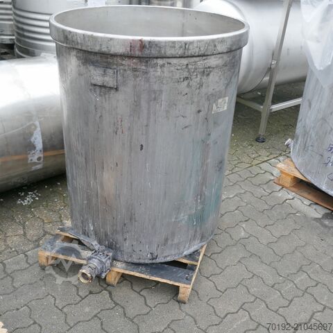 500 Liter Behälter aus V2A  9483