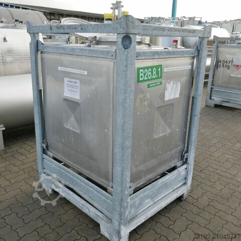 1000 Liter IBC Container aus V2A Umformtechnik Hausach (UCON) 9458
