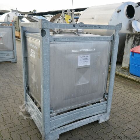 1000 Liter IBC Container aus V2A Umformtechnik Hausach (UCON) 9458