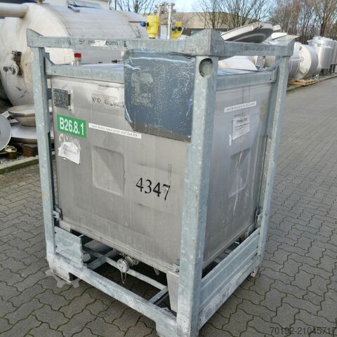 1000 Liter IBC Container aus V2A Umformtechnik Hausach (UCON) 9458