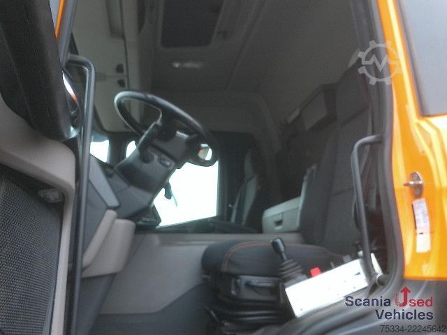 Three-sided tipper truck Scania P 450 B4x4HZ ALLRAD HIAB X-HIDUO 108 E-3U