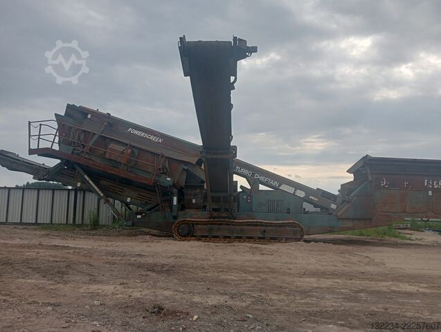 Mobile tracked screener Powerscreen Powerscreen Chieftain 1400