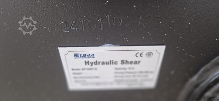 Schrottschere für Bagger ab 20 to.,  