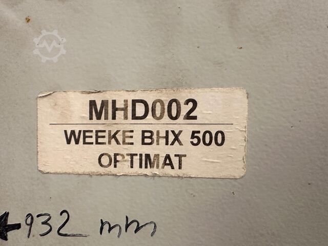 Bearbeitungszentrum mit Durchlauf WEEKE BHX 500