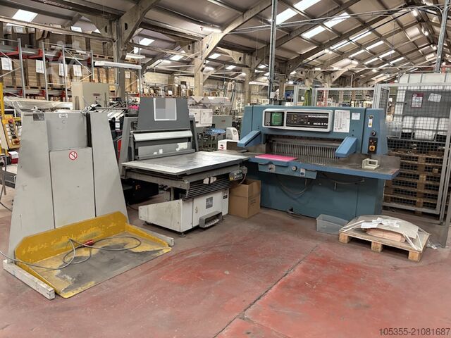 Papierschneidemaschine Wohlenberg 115 MCS-3 TV Guillotine