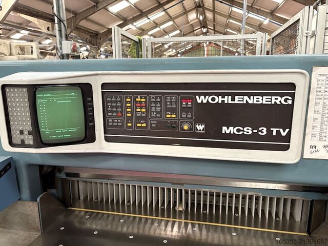 Papierschneidemaschine Wohlenberg 115 MCS-3 TV Guillotine