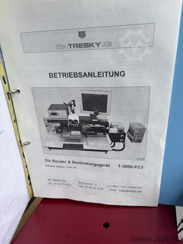 Dr. TRESKY AG T-3000-FC3 – Präzisions-Die-Bonder / Flip-Chip-Station Dr. TRESKY AG T-3000-FC3 – Precyzyjna stacja Die Bonder / Flip-Chip Dr. TRESKY AG T-3000-FC3 – Precyzyjna stacja Die Bonder / Flip-Chip