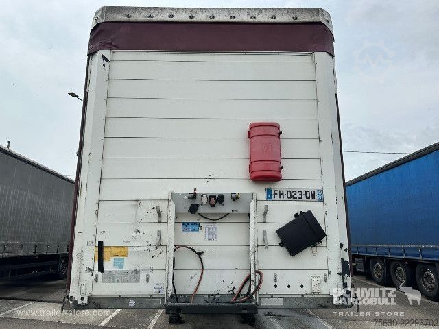 Open semitrailer with tarp Schmitz Cargobull Semitrailer Curtainsider Standard Hayon