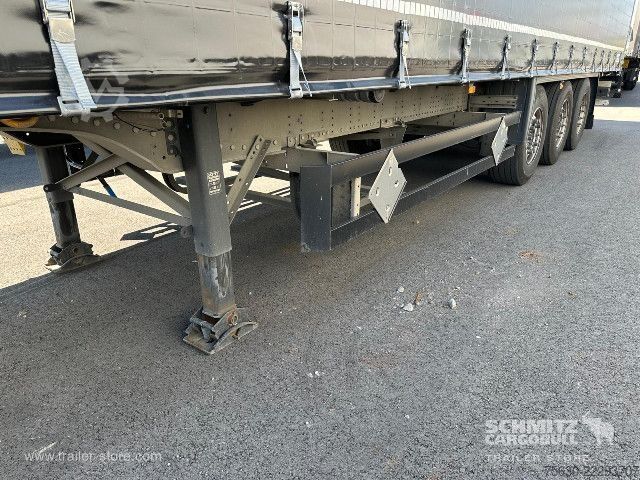 Open semitrailer with tarp Schmitz Cargobull Semitrailer Curtainsider Standard