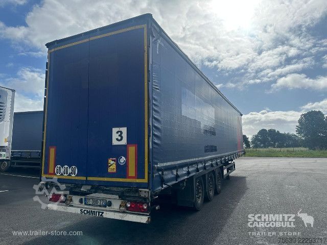 Auflieger mit Pritsche & Plane Schmitz Cargobull Semitrailer Curtainsider Mega