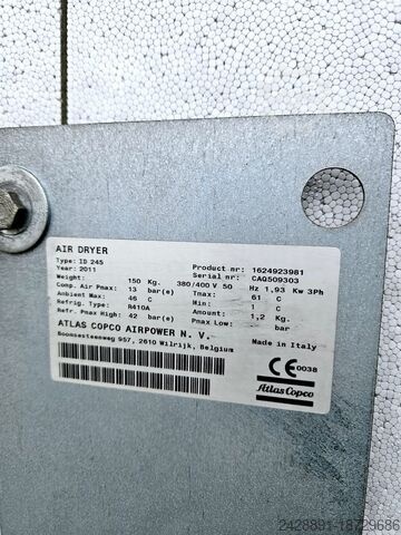 Compressor/Air compressor Atlas Copco GA75VSD FF