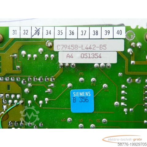 Component Siemens Teleperm M 6DS1700-8BA E1 mit C79458-L442-B5  =  in orig. Verpackung !!