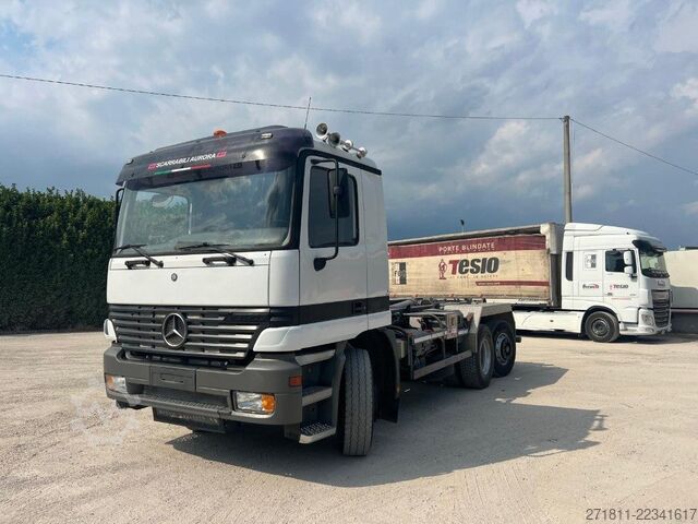 Roll-off tipper truck MERCEDES-BENZ MERCEDES 1840 USATO SCARRABILE