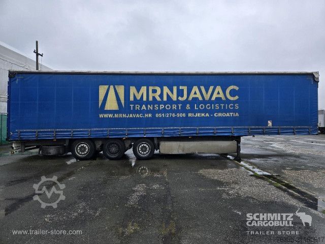 Open semitrailer with tarp Schmitz Cargobull Semitrailer Curtainsider Standard