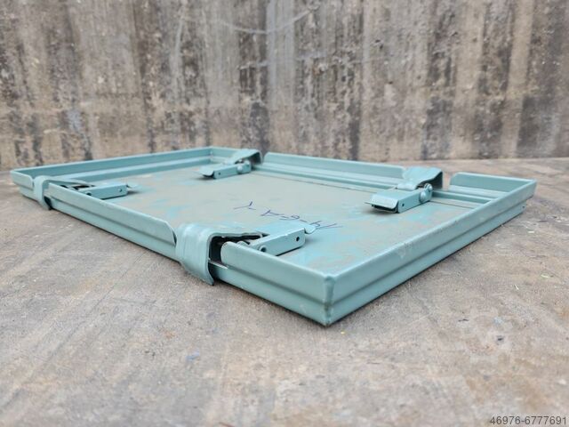 Verschlussdeckel Metalldeckel Deckel SSI Schäfer VD-14/6-A / / 520x320x35 mm/ passend für Stapelkasten Schäfer 14/6-A