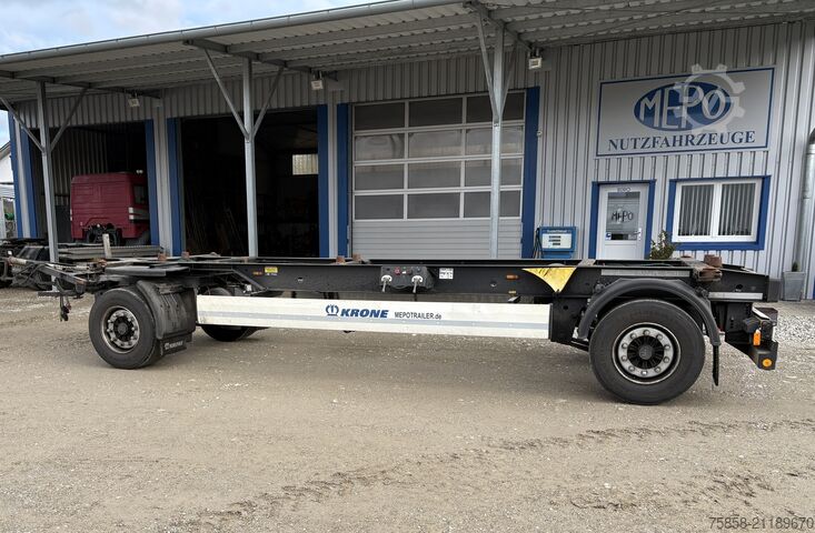 Anhänger-Wechselfahrgestell Krone Lafette Breitreifen 445 + langer Hub
