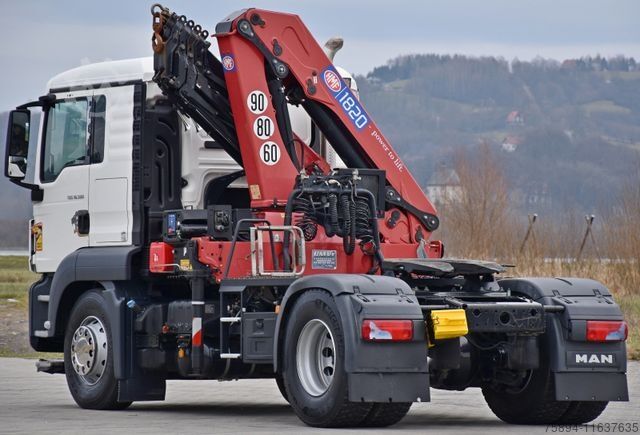 Standard tractor unit MAN TGS 18.500 Sattelzugmaschine + KRAN/FUNK