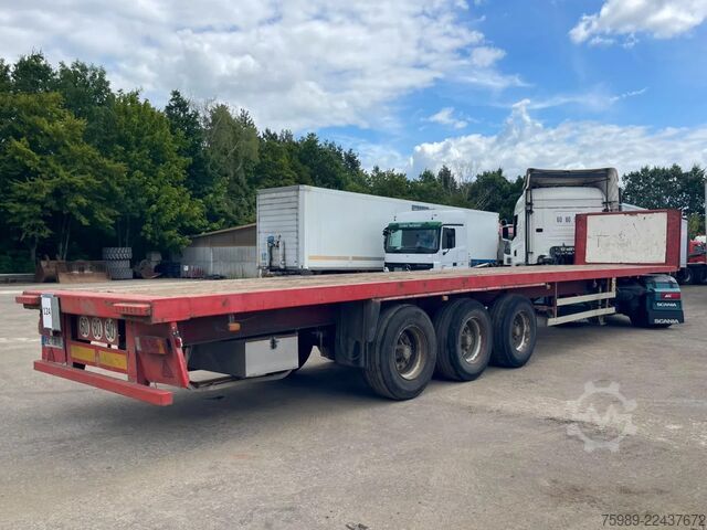Plattformanhänger Kaiser 3 axels, Drum breaks!. TOP CONDITION!