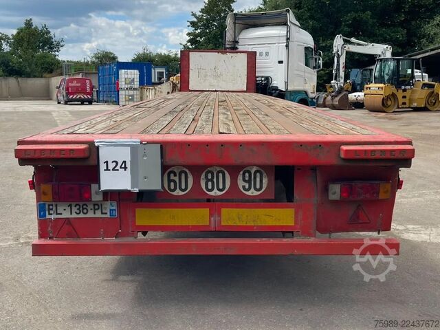 Plattformanhänger Kaiser 3 axels, Drum breaks!. TOP CONDITION!