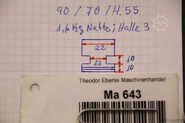 Wechselbacken unbekannt Breite 22 mm