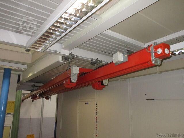 Crane sky Crane overhead crane Crane runway Demag Kranbahn KBK2 8m +1,5m Ausschub Demag KBK II KBK2 320Kg + DK Kettenzug