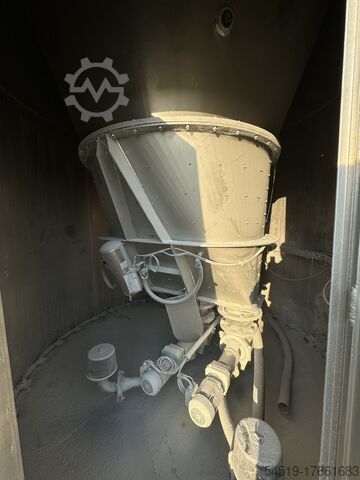 1 x 120 m³ aluminum silo / powder silo Zeppelin 