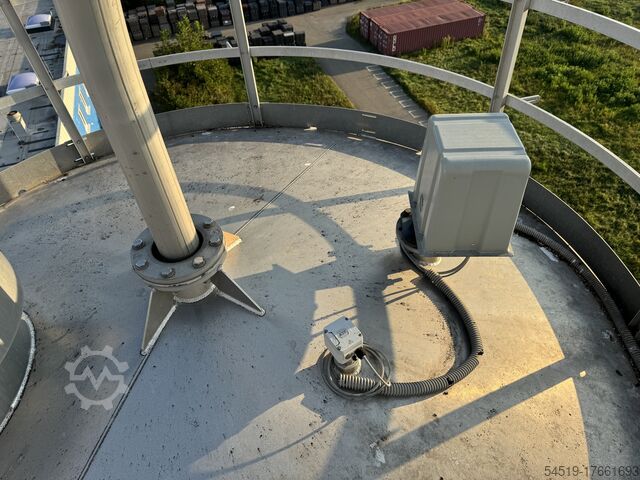 1 x 120 m³ aluminum silo / storage silo Zeppelin 