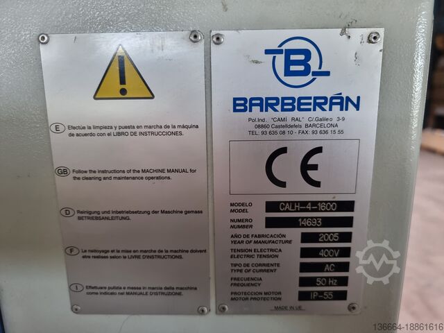 Flat gluing machine Barberan CALH-4-1600