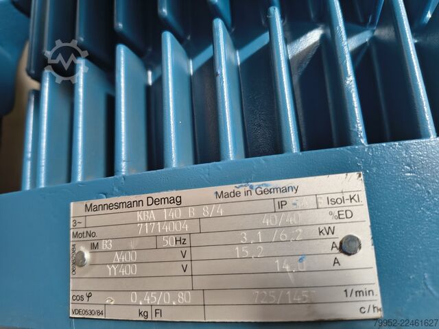 Electric motor Mannesmann DEMAG KBA140 B8/4