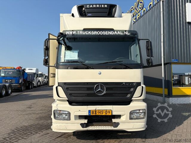 Refrigerated/freezer transport Mercedes-Benz Axor 1824 + CARRIER SUPRA 750 + DHOLLANDIA 2000...