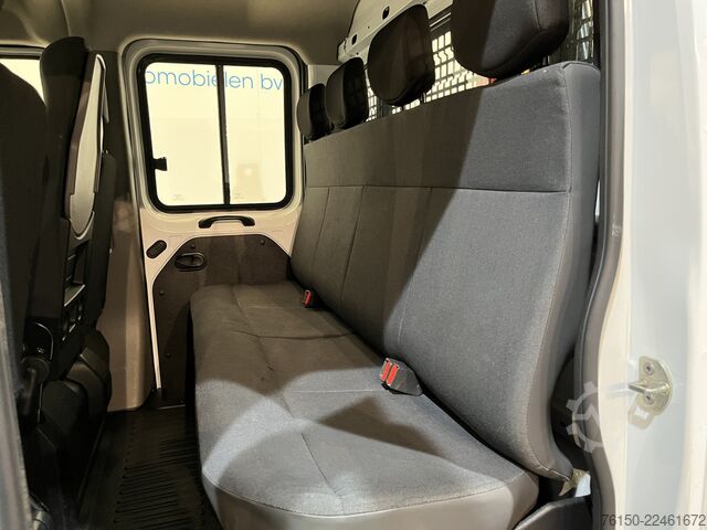 Platform truck with crane Renault Master 2.3 dCi 145 PK L3 DC Dubbel Cabine Open ...