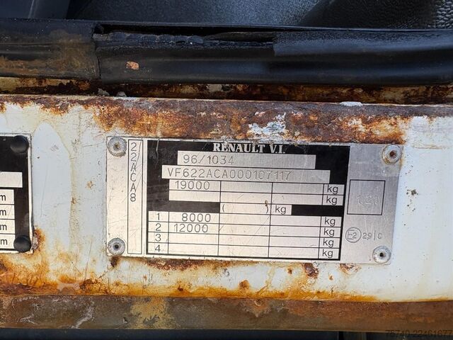 3-way tipper Renault Premium + PALFINGER PK 10000.  2 X EXT.  + REMO...
