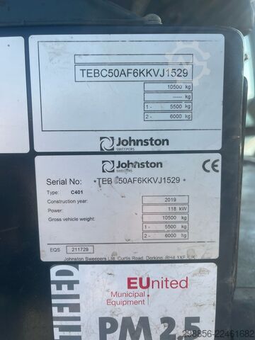 Road sweeper Johnston C401