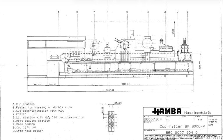HAMBA Cup Filler Ultra Clean BK 8006-P Hamba BK-8006-P ULTRA CLEAN