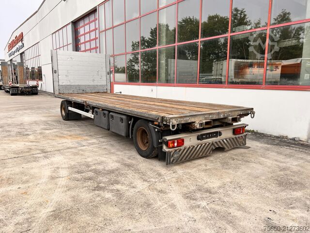 Low loader trailer Ackermann PA-F 18/7.4E  2 Achs Jumboanhänger Mega
